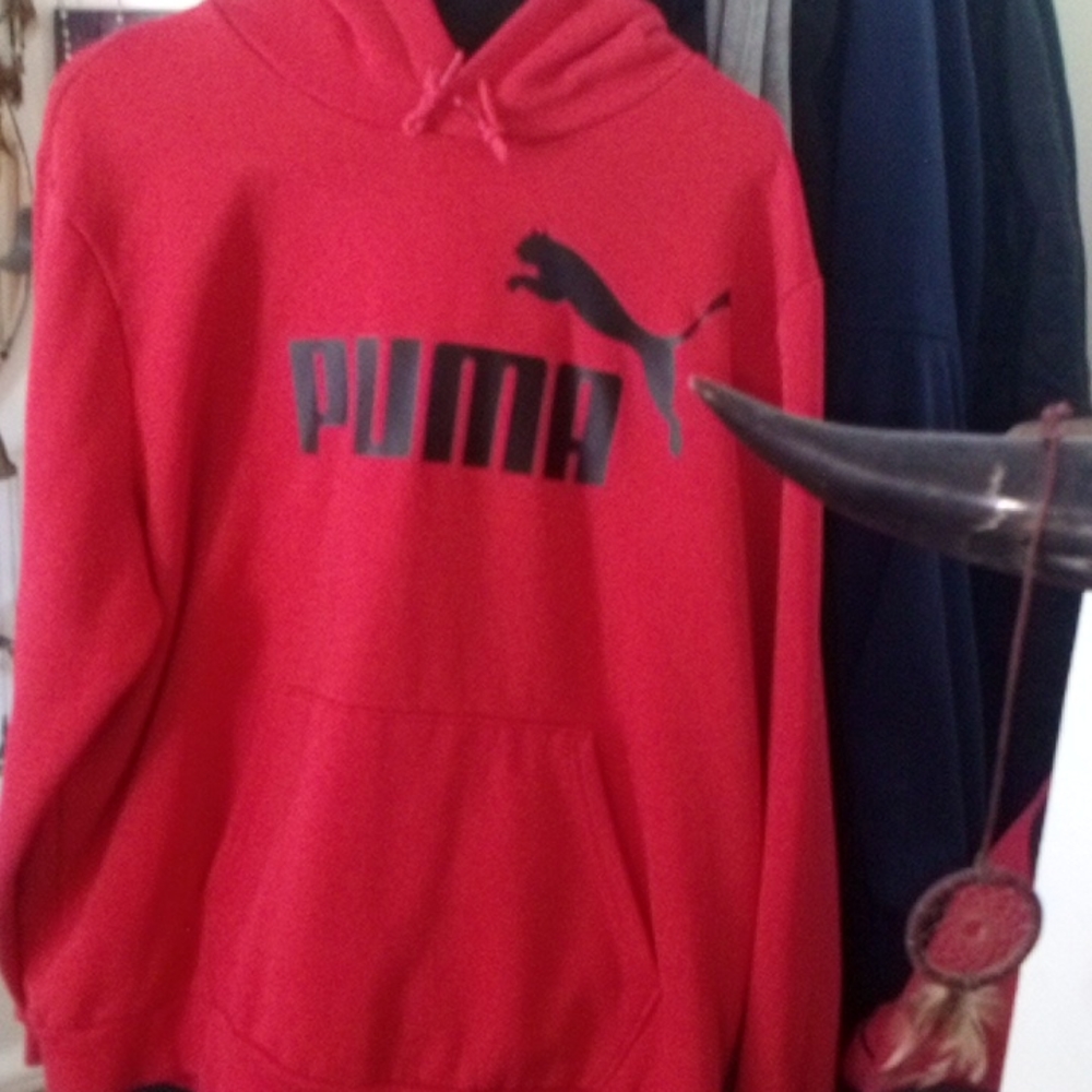 Double x puma hoodie and tell me used